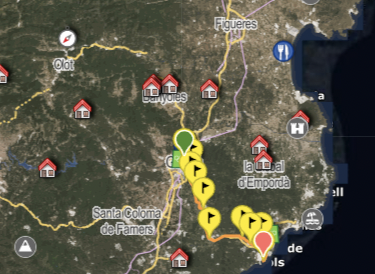 Vies verdes. Ruta del carrilet. UdG